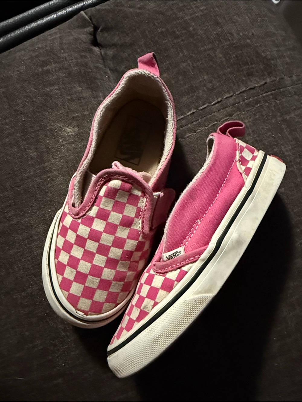 Toddler Classic Slip-On V Checkerboard Shoe